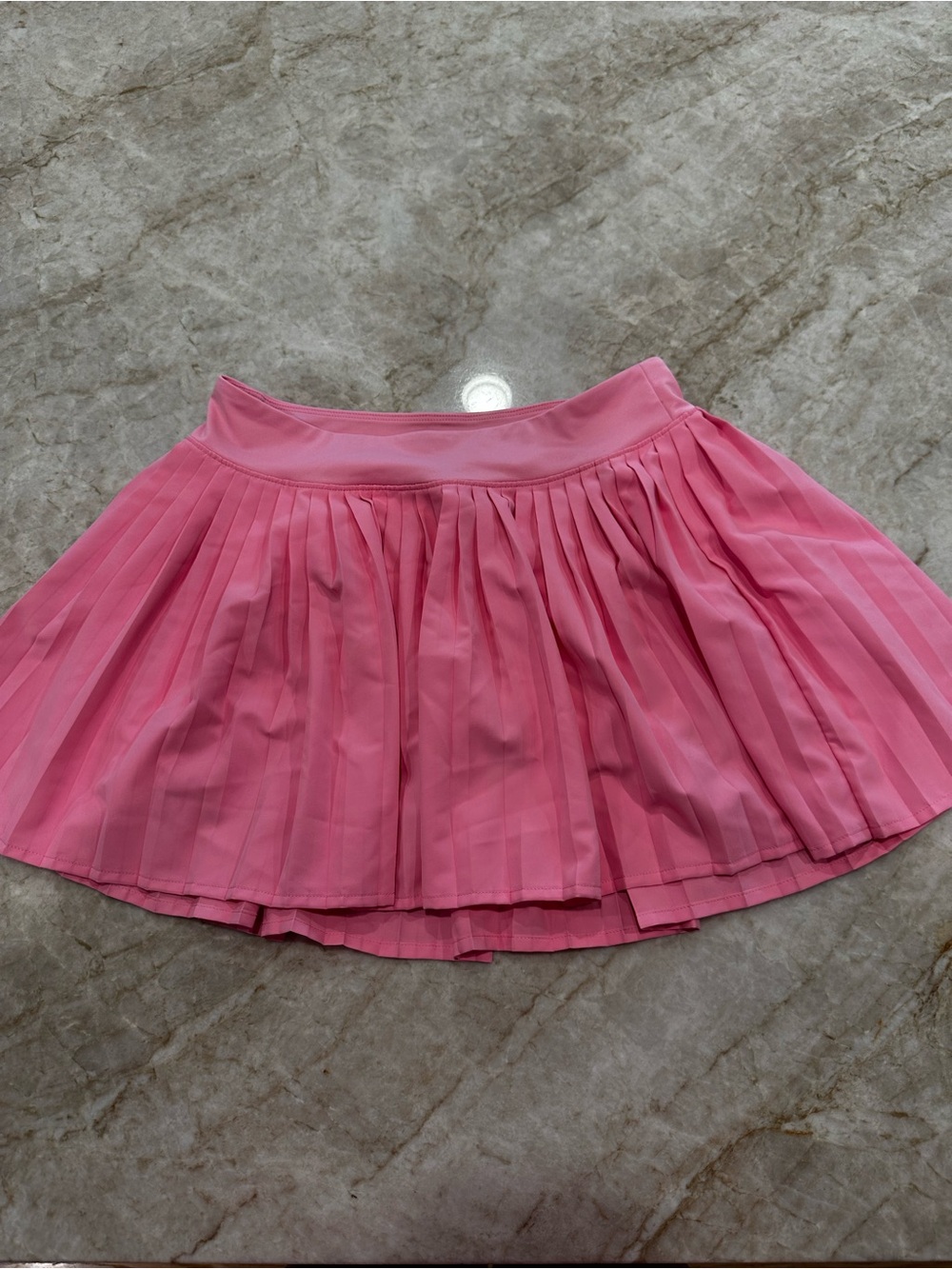 Girl’s All in Motion Pink Pleated Mini Skirt